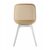 Стул пластиковый GRACE бежевый / ноги белые, изображение 2 | Интернет магазин мебели и декора LifeDekor