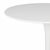 Стол TULIP D100 белый, каркас белый, изображение 7 | Интернет магазин мебели и декора LifeDekor