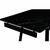 Стол керамический TORONTO Shashi black 140-200/90*76, каркас черный, изображение 8 | Интернет магазин мебели и декора LifeDekor