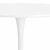 Стол TULIP D90 белый, каркас белый, изображение 4 | Интернет магазин мебели и декора LifeDekor