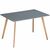 Стол FRANKFURT 120*80 серый | Интернет магазин мебели и декора LifeDekor