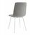 Стул CHILE велюр серый, каркас белый, изображение 2 | Интернет магазин мебели и декора LifeDekor