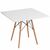 Стол EAMES DSW 90*90 белый, изображение 2 | Интернет магазин мебели и декора LifeDekor