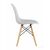 Стул пластиковый Eames DSW светло-серый, изображение 2 | Интернет магазин мебели и декора LifeDekor