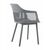 Стул пластиковый BETTY c подушкой серый, изображение 3 | Интернет магазин мебели и декора LifeDekor