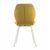 Стул MOLLY велюр горчичный, каркас белый, изображение 7 | Интернет магазин мебели и декора LifeDekor