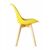 Стул FRANKFURT экокожа желтый, изображение 3 | Интернет магазин мебели и декора LifeDekor