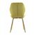 Стул ABEL велюр оливковый, каркас золото, изображение 3 | Интернет магазин мебели и декора LifeDekor