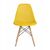 Стул пластиковый Eames DSW GRID желтый, изображение 2 | Интернет магазин мебели и декора LifeDekor