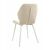 Стул ABEL велюр бежевый, каркас белый, изображение 5 | Интернет магазин мебели и декора LifeDekor