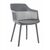 Стул пластиковый BETTY c подушкой серый | Интернет магазин мебели и декора LifeDekor