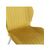 Стул MOLLY велюр горчичный, каркас белый, изображение 2 | Интернет магазин мебели и декора LifeDekor