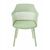Стул пластиковый BETTY c подушкой зеленый, изображение 6 | Интернет магазин мебели и декора LifeDekor