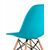Стул пластиковый Eames DSW бирюзовый, изображение 5 | Интернет магазин мебели и декора LifeDekor