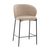 Стул полубарный Тисдейл букле бежевый | Интернет магазин мебели и декора LifeDekor