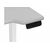 Компьютерный стол Маркос 140х80 светло-серый / белый, изображение 8 | Интернет магазин мебели и декора LifeDekor