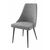 Стул LEO (b22 / GREY LUX/ЧЕРНЫЙ), изображение 2 | Интернет магазин мебели и декора LifeDekor
