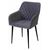 Стул BRANDY-X СЕРЫЙ #27, велюр / черный каркас М-City | Интернет магазин мебели и декора LifeDekor