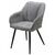 Стул REFLET 3018-17 серый, шенилл / черный каркас, ®DISAUR | Интернет магазин мебели и декора LifeDekor