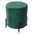 Пуф для гостиной ФЕЛИКС круглый зеленый #19, велюр / черный каркас М-City | Интернет магазин мебели и декора LifeDekor