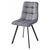 Стул CHILLI SQUARE BLUVEL-14 серый, велюр / черный каркас М-City | Интернет магазин мебели и декора LifeDekor