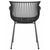 Набор 4 шт Стул обеденный DOBRIN ROSS, темно-серый (GR-04) без подушки, Вариант: темно-серый (GR-04) без подушки, изображение 6 | Интернет магазин мебели и декора LifeDekor