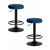 Набор 2 шт Табурет барный DOBRIN BRUNO BLACK, синий велюр (MJ9-117), Вариант: синий велюр (MJ9-117) | Интернет магазин мебели и декора LifeDekor