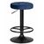 Набор 2 шт Табурет барный DOBRIN BRUNO BLACK, синий велюр (MJ9-117), Вариант: синий велюр (MJ9-117), изображение 2 | Интернет магазин мебели и декора LifeDekor