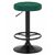 Набор 2 шт Табурет барный DOBRIN BRUNO BLACK, зеленый велюр (MJ9-88), Вариант: зеленый велюр (MJ9-88), изображение 2 | Интернет магазин мебели и декора LifeDekor