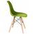 Набор 4 шт Стул обеденный DOBRIN DSW, ножки светлый бук, цвет салатовый (G-08), Вариант: ножки светлый бук, цвет салатовый (G-08), изображение 4 | Интернет магазин мебели и декора LifeDekor