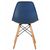 Набор 4 шт Стул обеденный DOBRIN DSW, ножки светлый бук, цвет тёмно-синий (BE-12), Вариант: ножки светлый бук, цвет тёмно-синий (BE-12), изображение 6 | Интернет магазин мебели и декора LifeDekor
