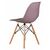 Набор 4 шт Стул обеденный DOBRIN DSW, ножки светлый бук, цвет сиреневый (P-04), Вариант: ножки светлый бук, цвет сиреневый (P-04), изображение 5 | Интернет магазин мебели и декора LifeDekor