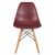 Набор 4 шт Стул обеденный DOBRIN DSW, ножки светлый бук, цвет сливовый (R-13), Вариант: ножки светлый бук, цвет сливовый (R-13), изображение 7 | Интернет магазин мебели и декора LifeDekor