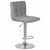 Набор 2 шт Стул барный DOBRIN CANDY, серый велюр (MJ9-75), Вариант: серый велюр (MJ9-75), изображение 3 | Интернет магазин мебели и декора LifeDekor
