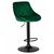Набор 2 шт Стул барный DOBRIN LOGAN BLACK, зеленый велюр (MJ9-88), Вариант: зеленый велюр (MJ9-88), изображение 2 | Интернет магазин мебели и декора LifeDekor