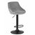 Набор 2 шт Стул барный DOBRIN LOGAN BLACK, серый велюр (MJ9-75), Вариант: серый велюр (MJ9-75), изображение 2 | Интернет магазин мебели и декора LifeDekor