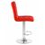 Набор 2 шт Стул барный DOBRIN KRUGER, красный, Вариант: красный, изображение 4 | Интернет магазин мебели и декора LifeDekor