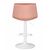 Набор 2 шт Стул барный DOBRIN TAILOR WHITE, пудрово-розовый велюр (MJ9-32), Вариант: пудрово-розовый велюр (MJ9-32), изображение 6 | Интернет магазин мебели и декора LifeDekor