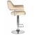 Набор 2 шт Стул барный DOBRIN CHARLY, бежевый велюр (MJ9-10), Вариант: бежевый велюр (MJ9-10), изображение 4 | Интернет магазин мебели и декора LifeDekor