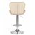 Набор 2 шт Стул барный DOBRIN BARNY, бежевый велюр (MJ9-10), Вариант: бежевый велюр (MJ9-10), изображение 6 | Интернет магазин мебели и декора LifeDekor