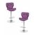 Набор 2 шт Стул барный DOBRIN BARNY, фиолетовый, Вариант: фиолетовый | Интернет магазин мебели и декора LifeDekor