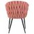 Набор 2 шт Стул обеденный DOBRIN MATILDA, розовая ткань (LAR 275-10), Вариант: розовая ткань (LAR 275-10), изображение 6 | Интернет магазин мебели и декора LifeDekor
