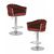 Набор 2 шт Стул барный DOBRIN MARCEL, винный велюр (MJ9-35), Вариант: винный велюр (MJ9-35) | Интернет магазин мебели и декора LifeDekor