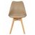 Набор 4 шт Стул обеденный DOBRIN JERRY SOFT, ножки светлый бук, цвет сиденья бежевый (GR-03), Вариант: ножки светлый бук, цвет сиденья бежевый (GR-03), изображение 7 | Интернет магазин мебели и декора LifeDekor