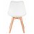 Набор 4 шт Стул обеденный DOBRIN JERRY SOFT, ножки светлый бук, цвет сиденья белый (W-02), Вариант: ножки светлый бук, цвет сиденья белый (W-02), изображение 6 | Интернет магазин мебели и декора LifeDekor