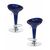 Набор 2 шт Стул барный DOBRIN BOMBA, синий металлик, Вариант: синий металлик | Интернет магазин мебели и декора LifeDekor