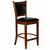 Набор 2 шт Стул полубарный DOBRIN GARRY COUNTER, шоколад, черный, Вариант: шоколад, чёрный, изображение 2 | Интернет магазин мебели и декора LifeDekor
