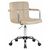 Набор 2 шт Офисное кресло для персонала DOBRIN TERRY, бежевый велюр (MJ9-10), Вариант: бежевый велюр (MJ9-10), изображение 2 | Интернет магазин мебели и декора LifeDekor