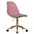 Набор 2 шт Офисное кресло для персонала DOBRIN MONTY GOLD, розовый велюр (MJ9-32), Вариант: розовый велюр (MJ9-32), изображение 5 | Интернет магазин мебели и декора LifeDekor