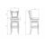 Набор 2 шт Стул барный DOBRIN GARRY BAR, капучино, кремовый, Вариант: капучино, кремовый, изображение 12 | Интернет магазин мебели и декора LifeDekor